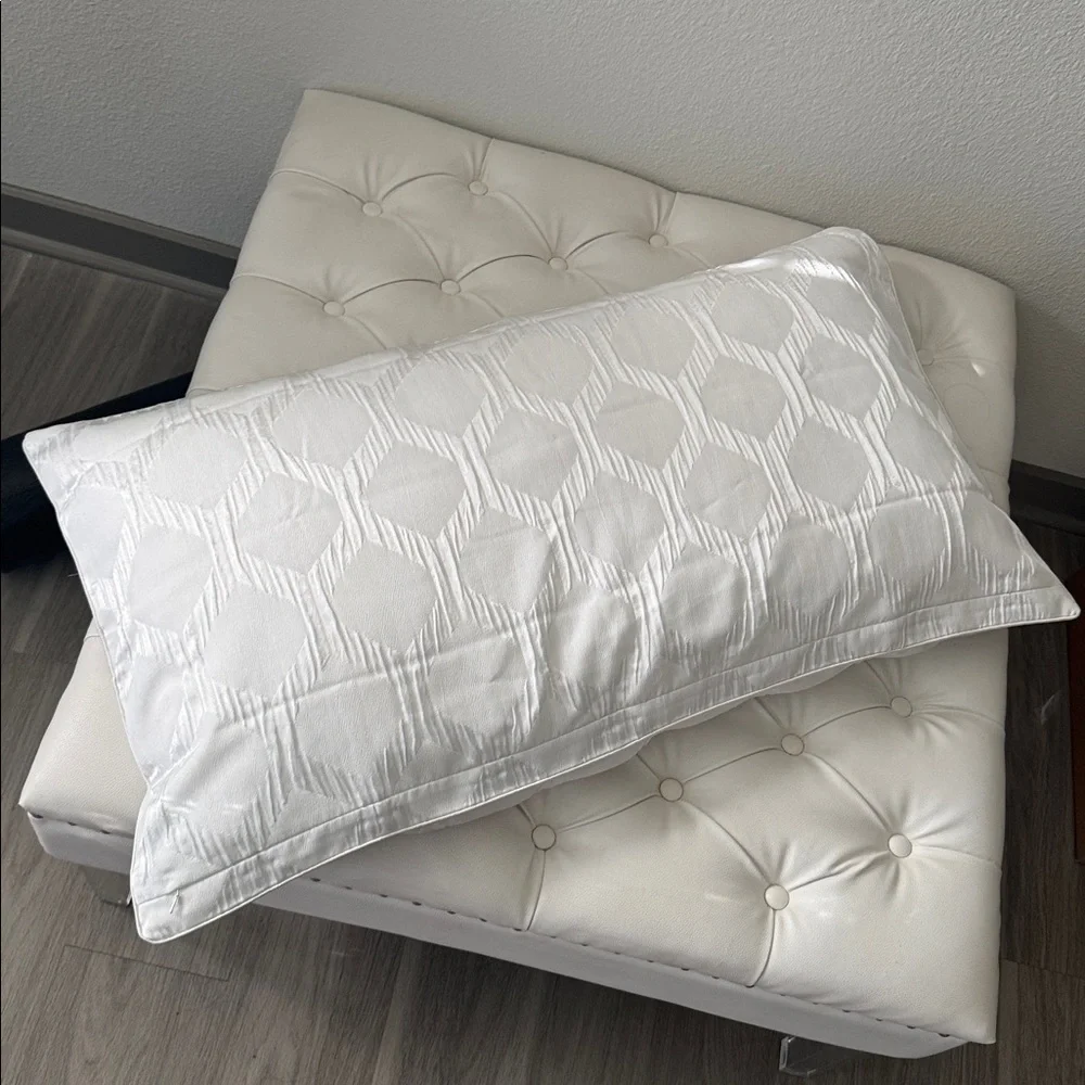 Hotel Collection White Pillow Sham with Pillow - Picture 2 of 2